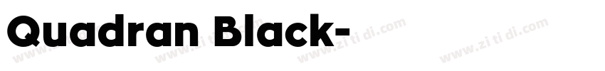 Quadran Black字体转换 Quadran Black字体转换